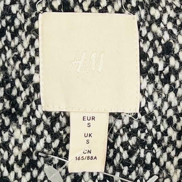 H&M Monteco S Collared Full Length Transition Fall Winter Coat Sustainable - Picture 2 of 16